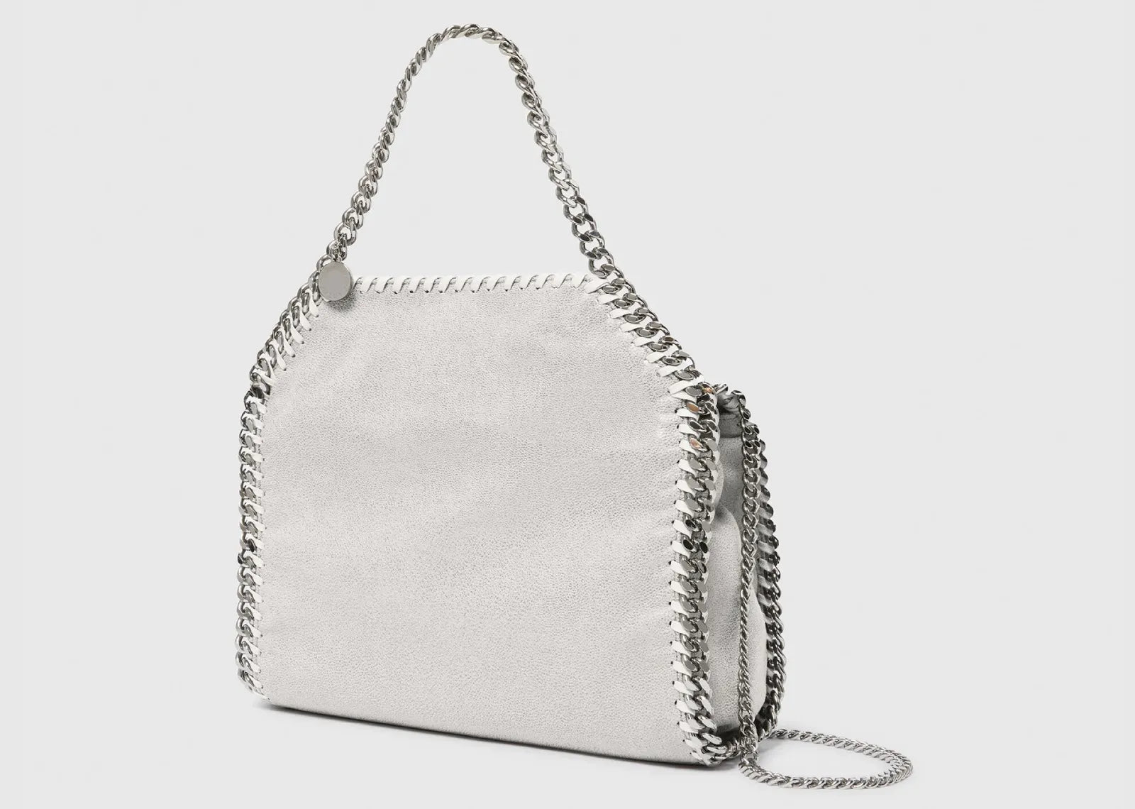 Falabella Mini Tote Bag Pearl Grey