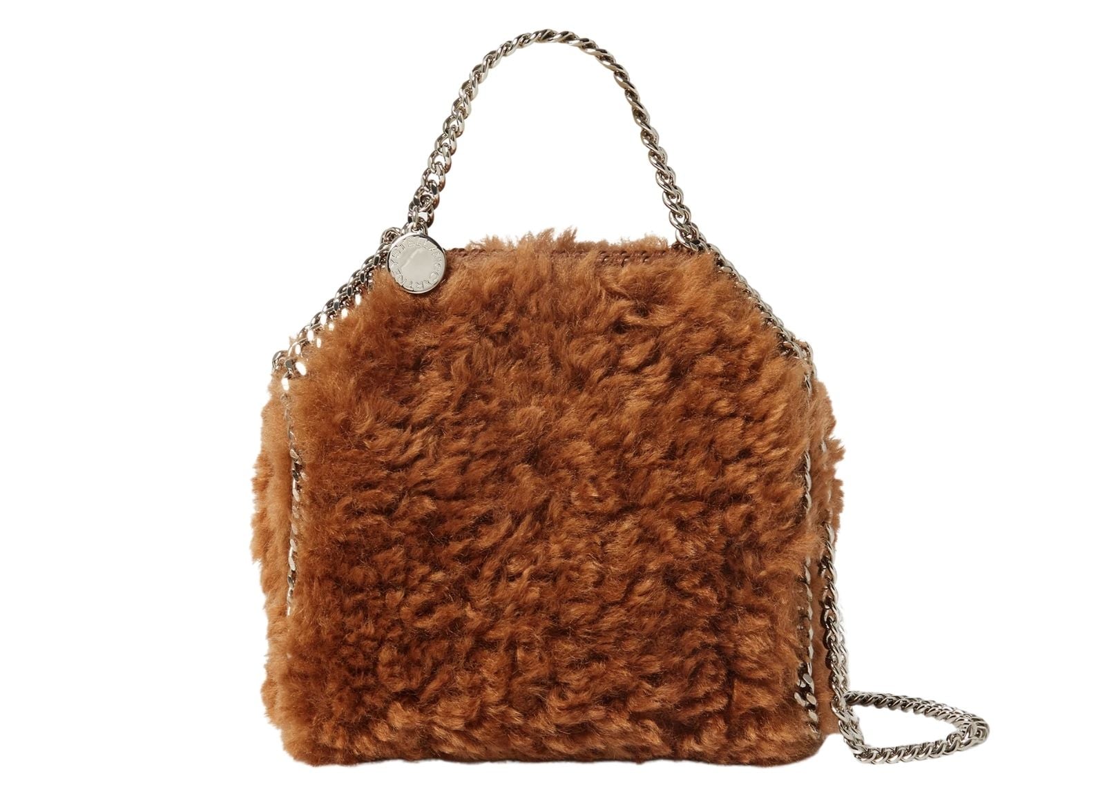 Falabella Plush Mini Tote Bag Ginger