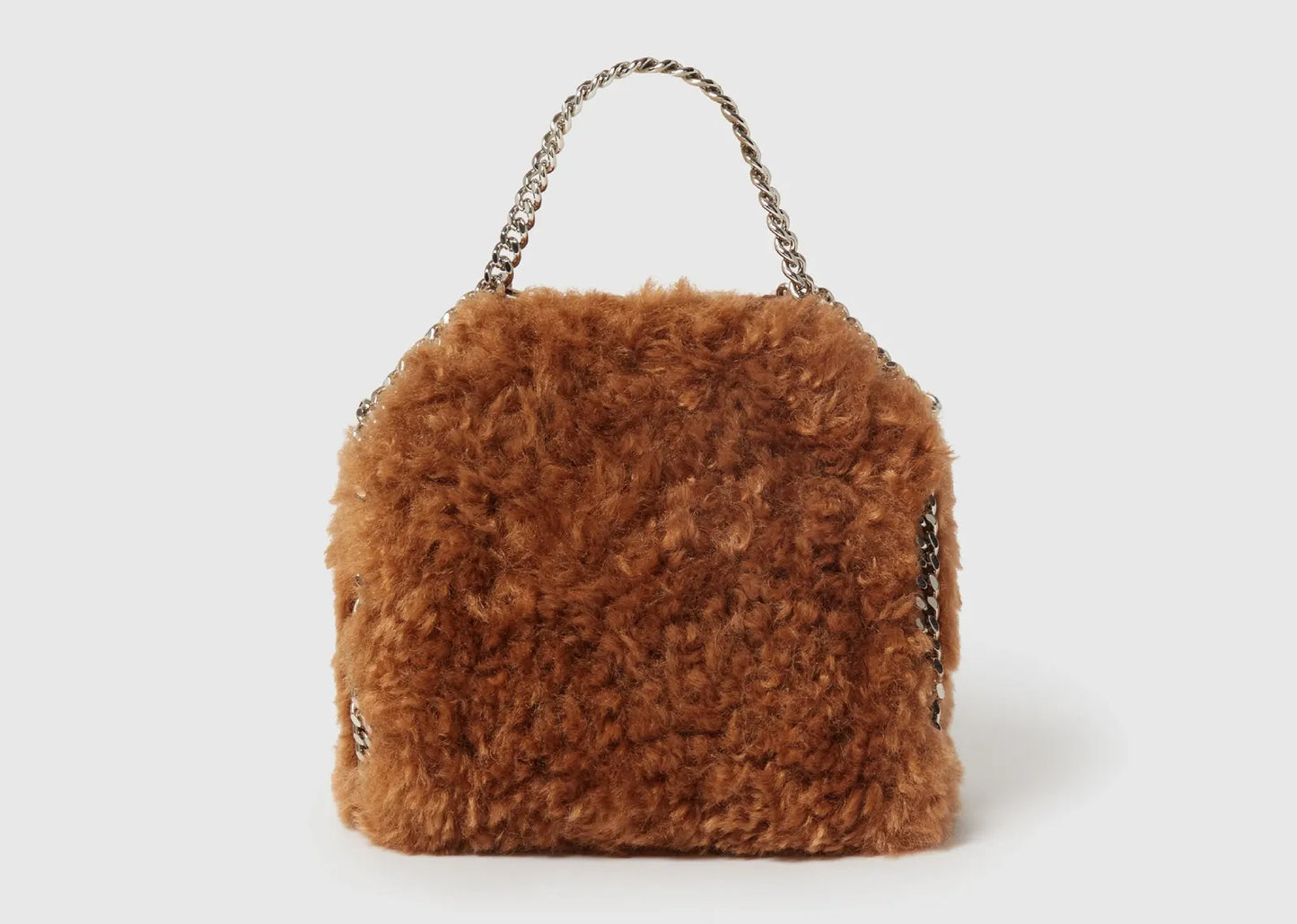 Falabella Plush Mini Tote Bag Ginger