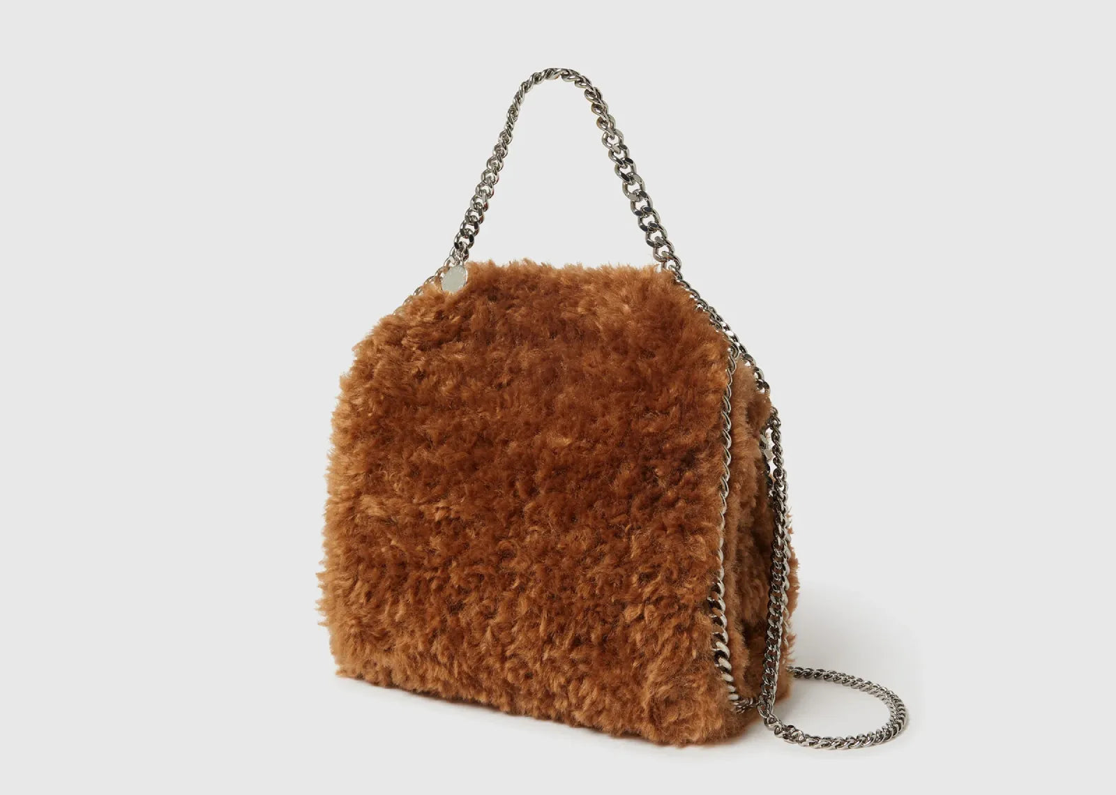 Falabella Plush Tiny Tote Bag Ginger