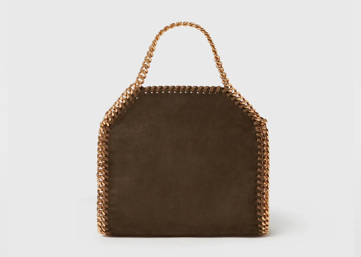 Falabella Suede Tiny Tote Bag Moka