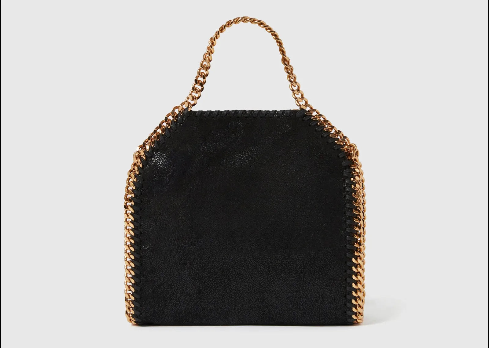 Falabella Tiny Tote Bag Black Gold