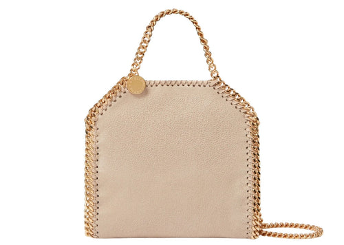 Falabella Tiny Tote Bag Clotted Cream
