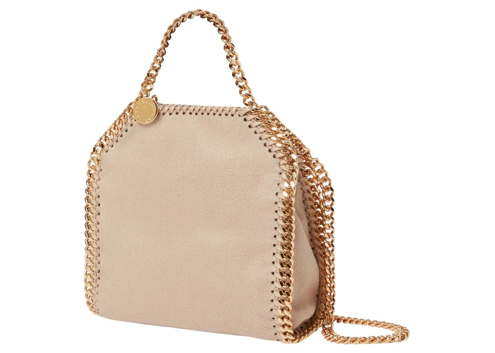 Falabella Tiny Tote Bag Clotted Cream
