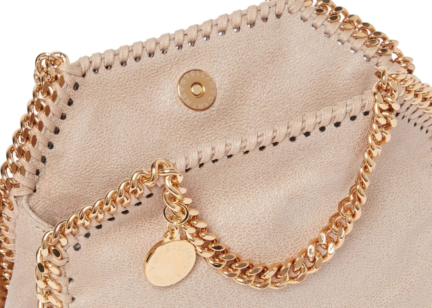 Falabella Tiny Tote Bag Clotted Cream