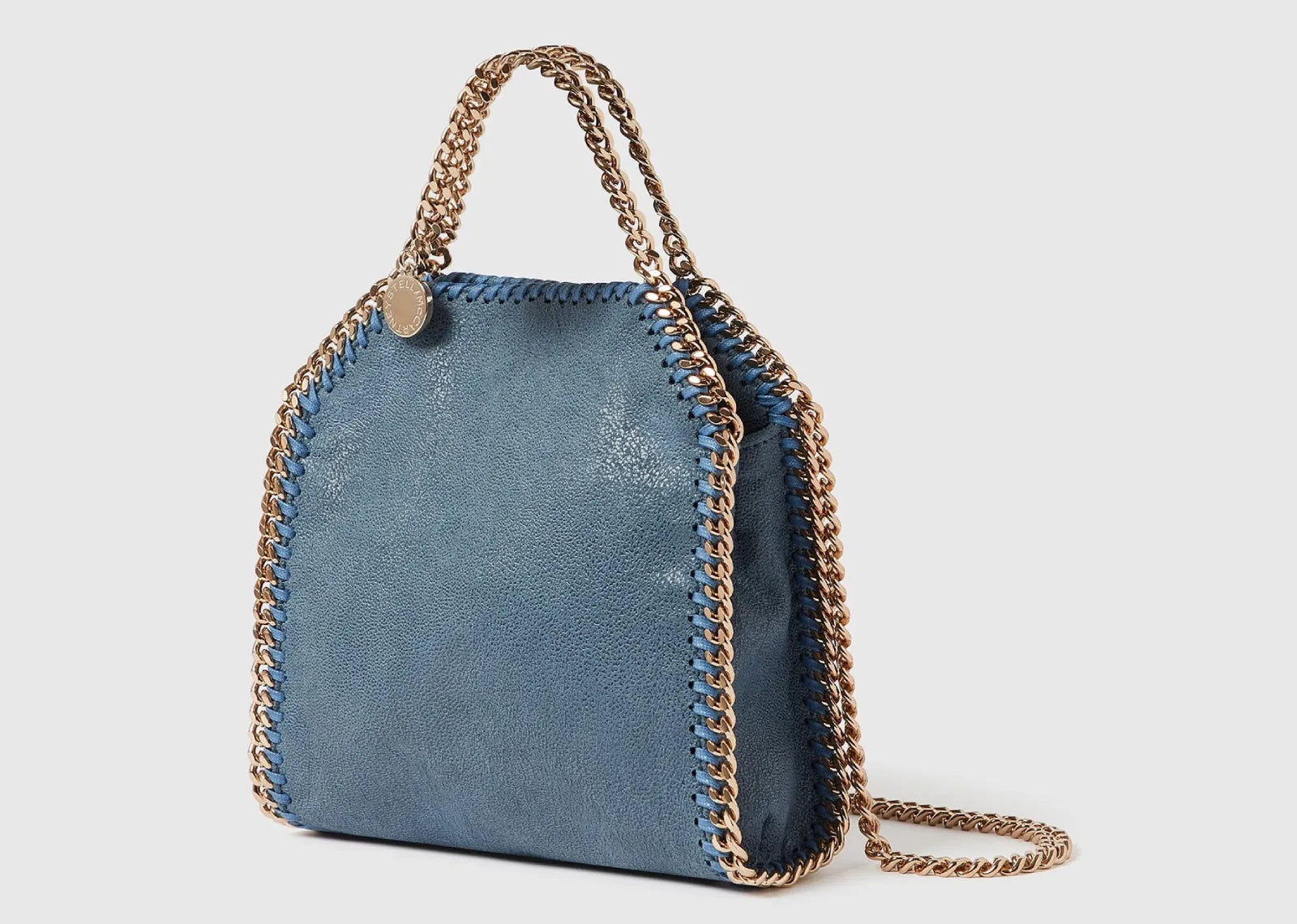 Falabella Tiny Tote Bag Feather Blue