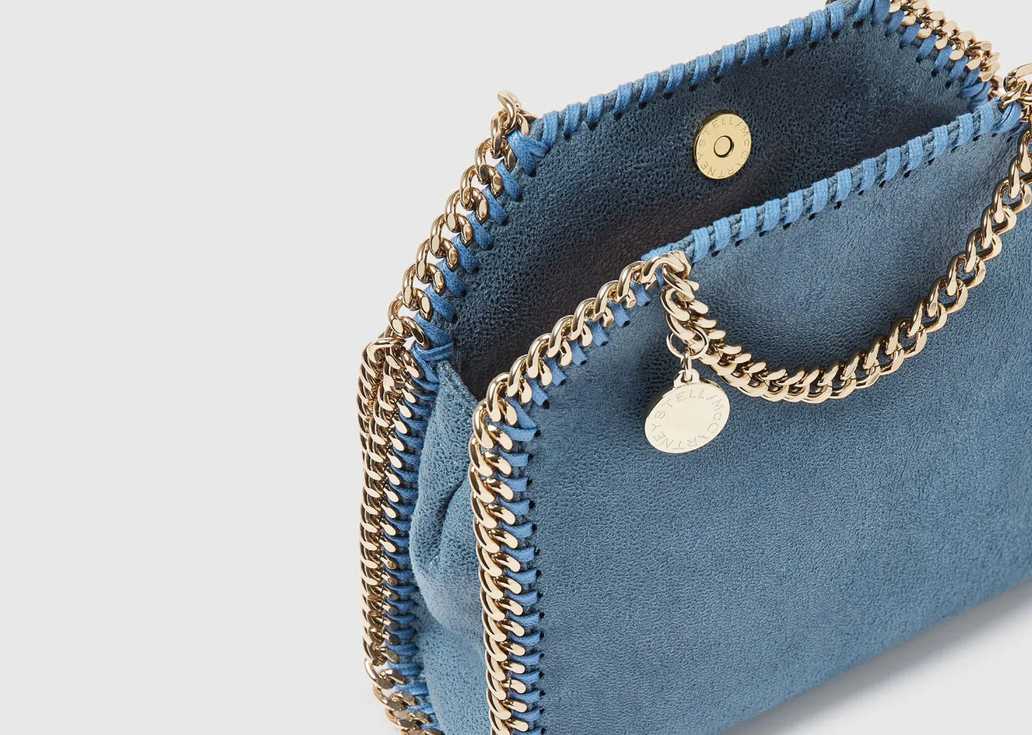 Falabella Tiny Tote Bag Feather Blue