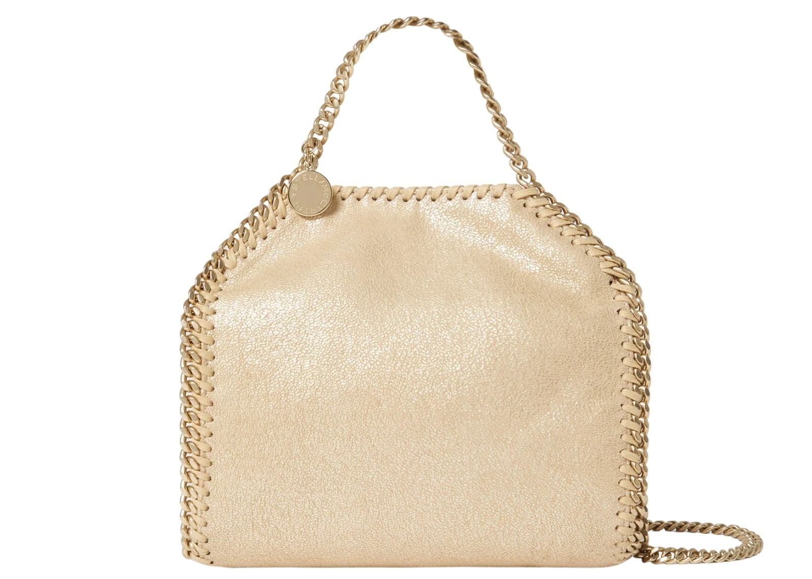 Falabella Tiny Tote Bag Gold