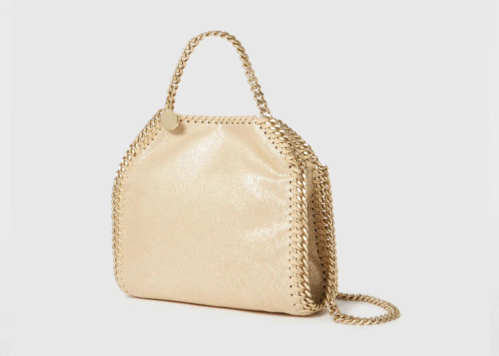 Falabella Tiny Tote Bag Gold