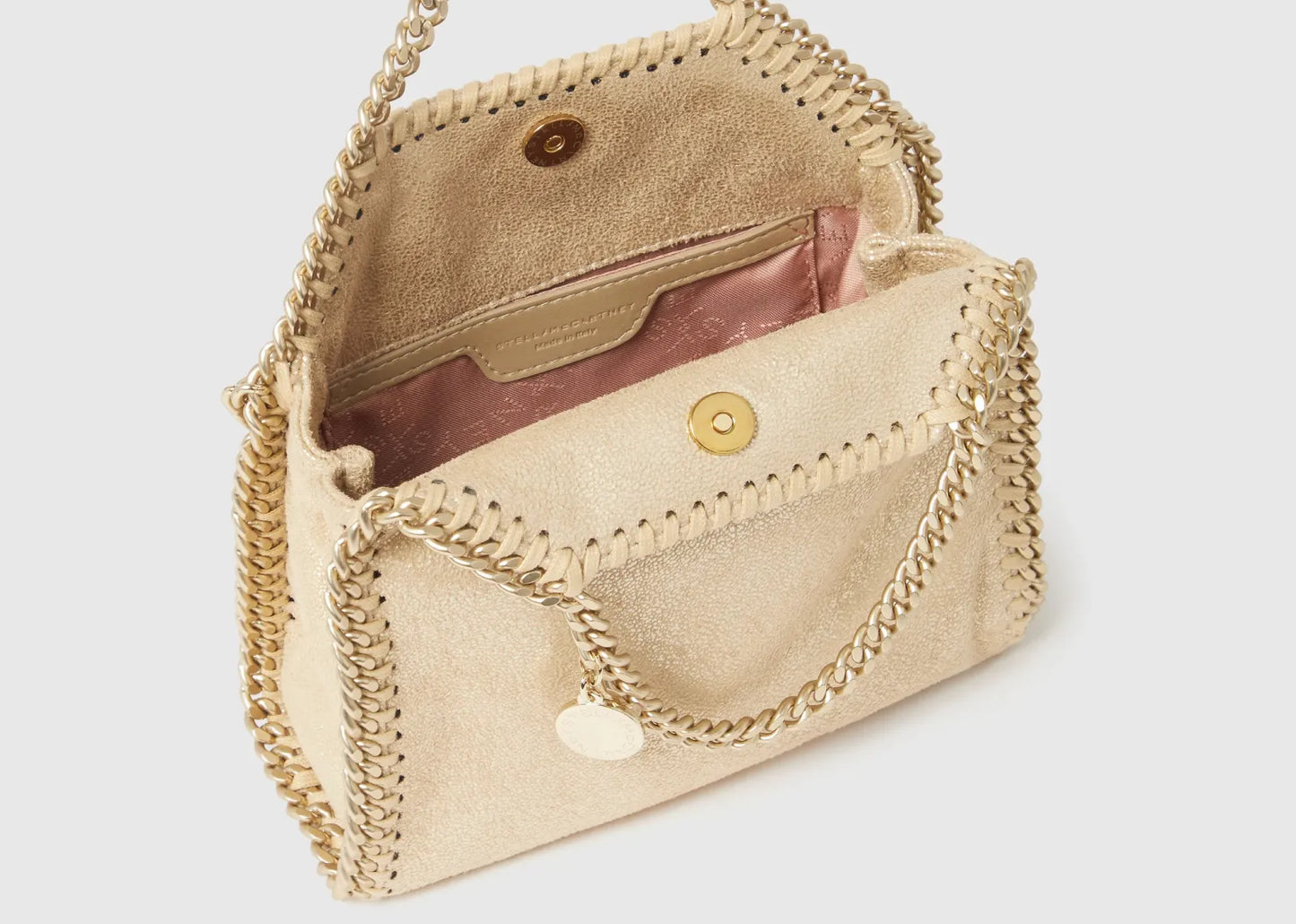 Falabella Tiny Tote Bag Gold