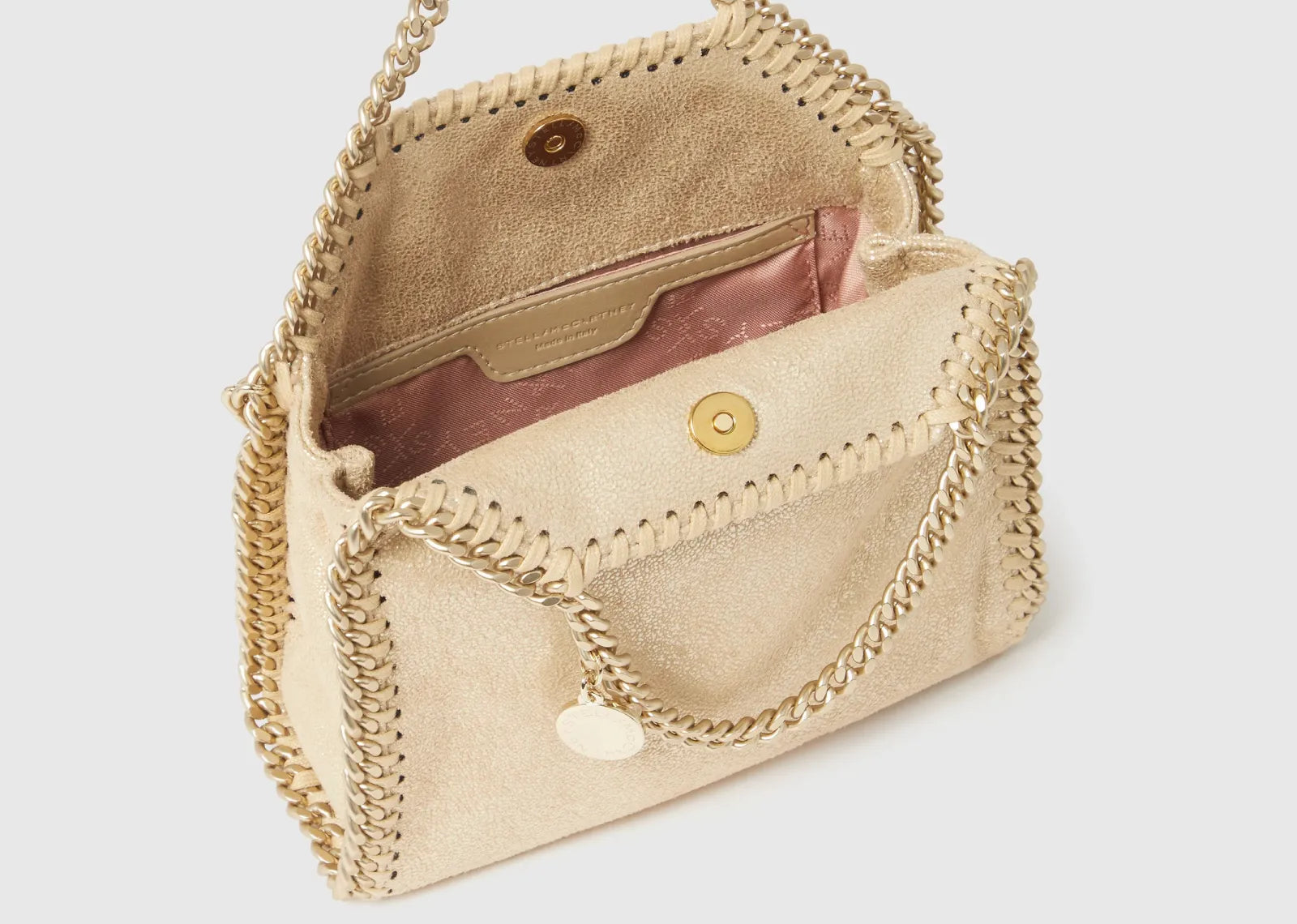 Falabella Tiny Tote Bag Gold