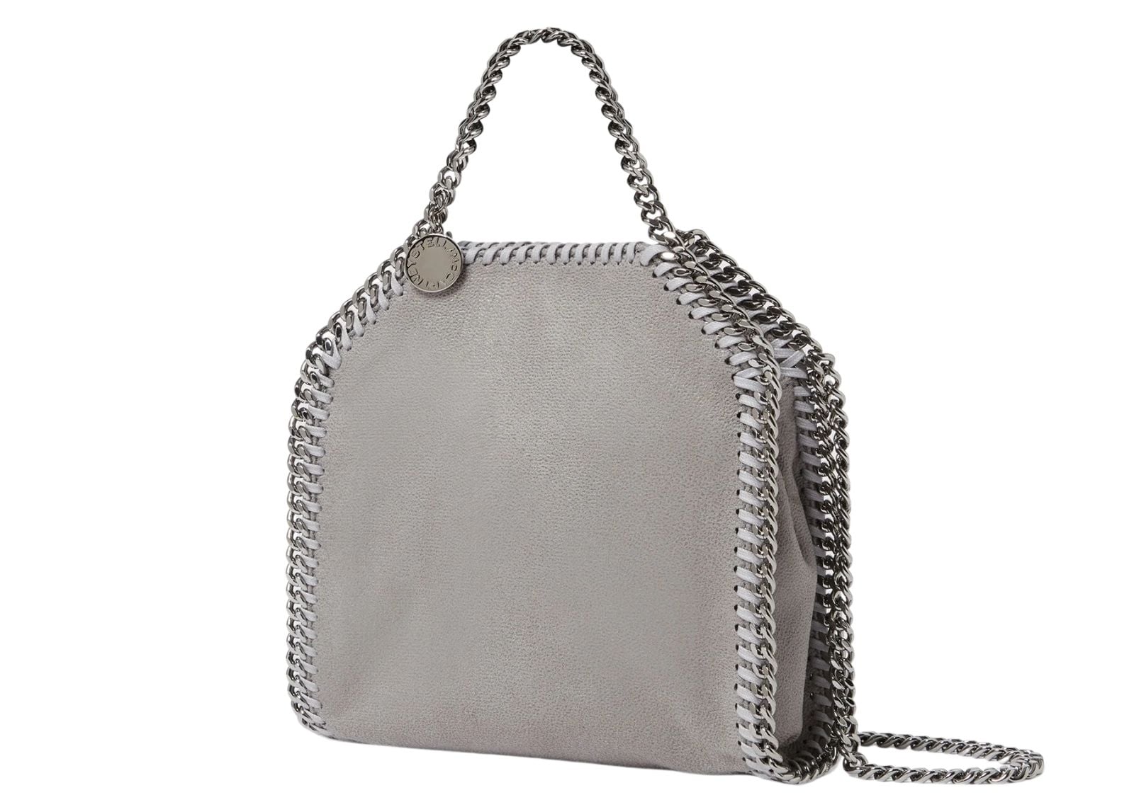 Falabella Tiny Tote Bag Grey