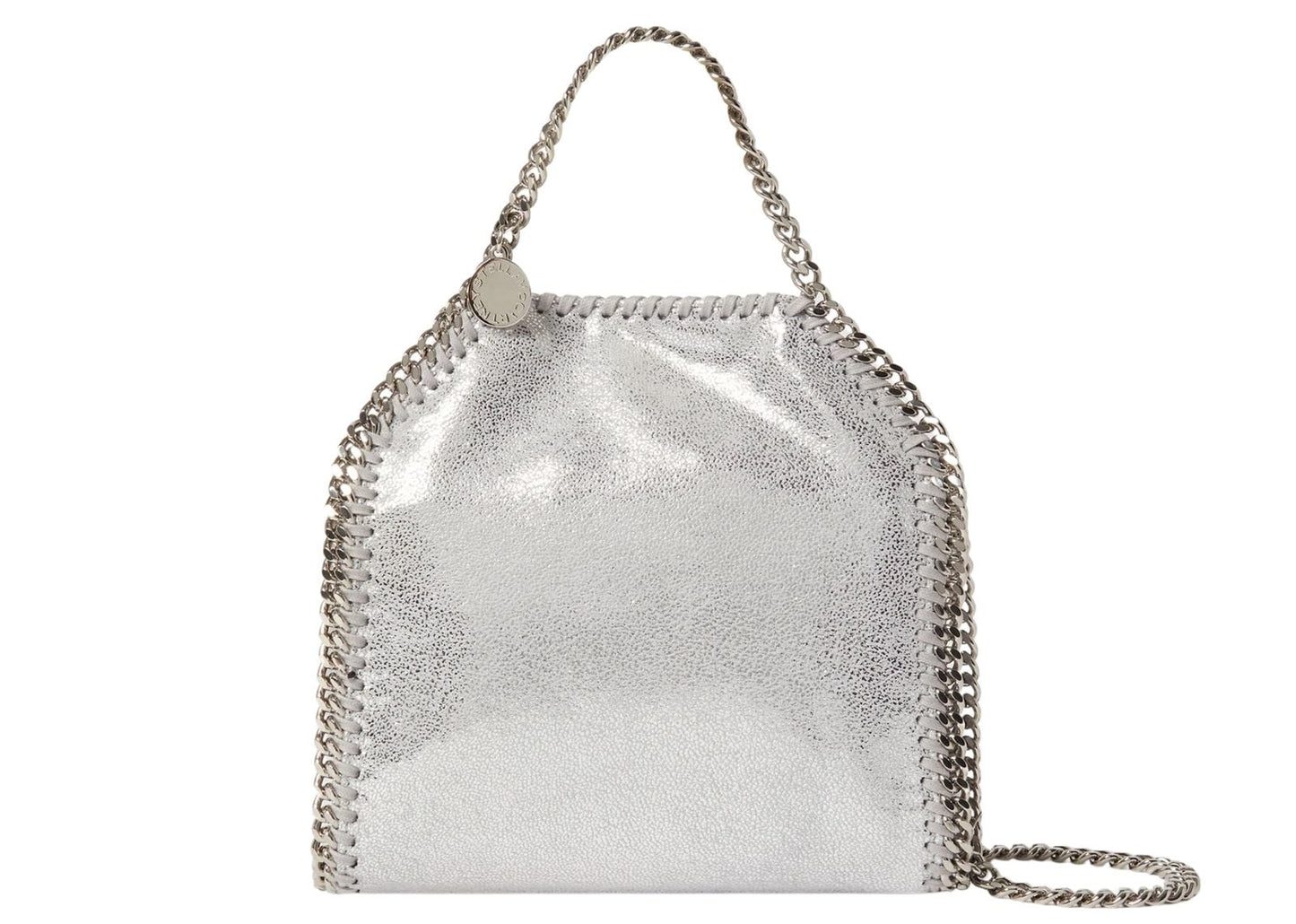 Falabella Tiny Tote Bag Silver
