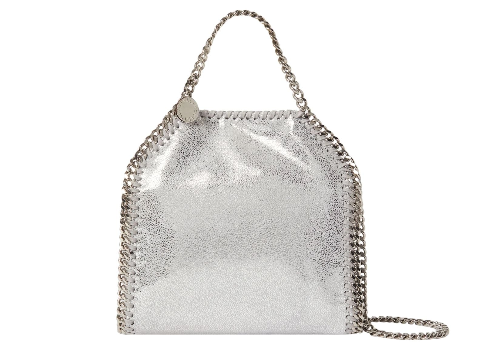 Falabella Tiny Tote Bag Silver