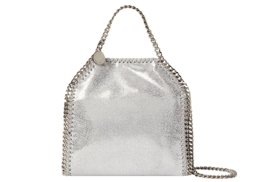 Falabella Tiny Tote Bag Silver