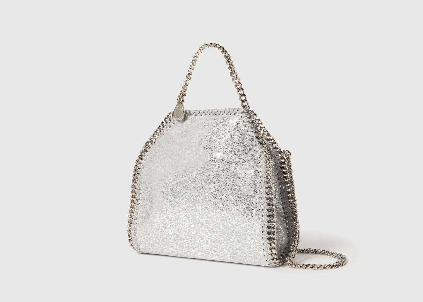 Falabella Tiny Tote Bag Silver