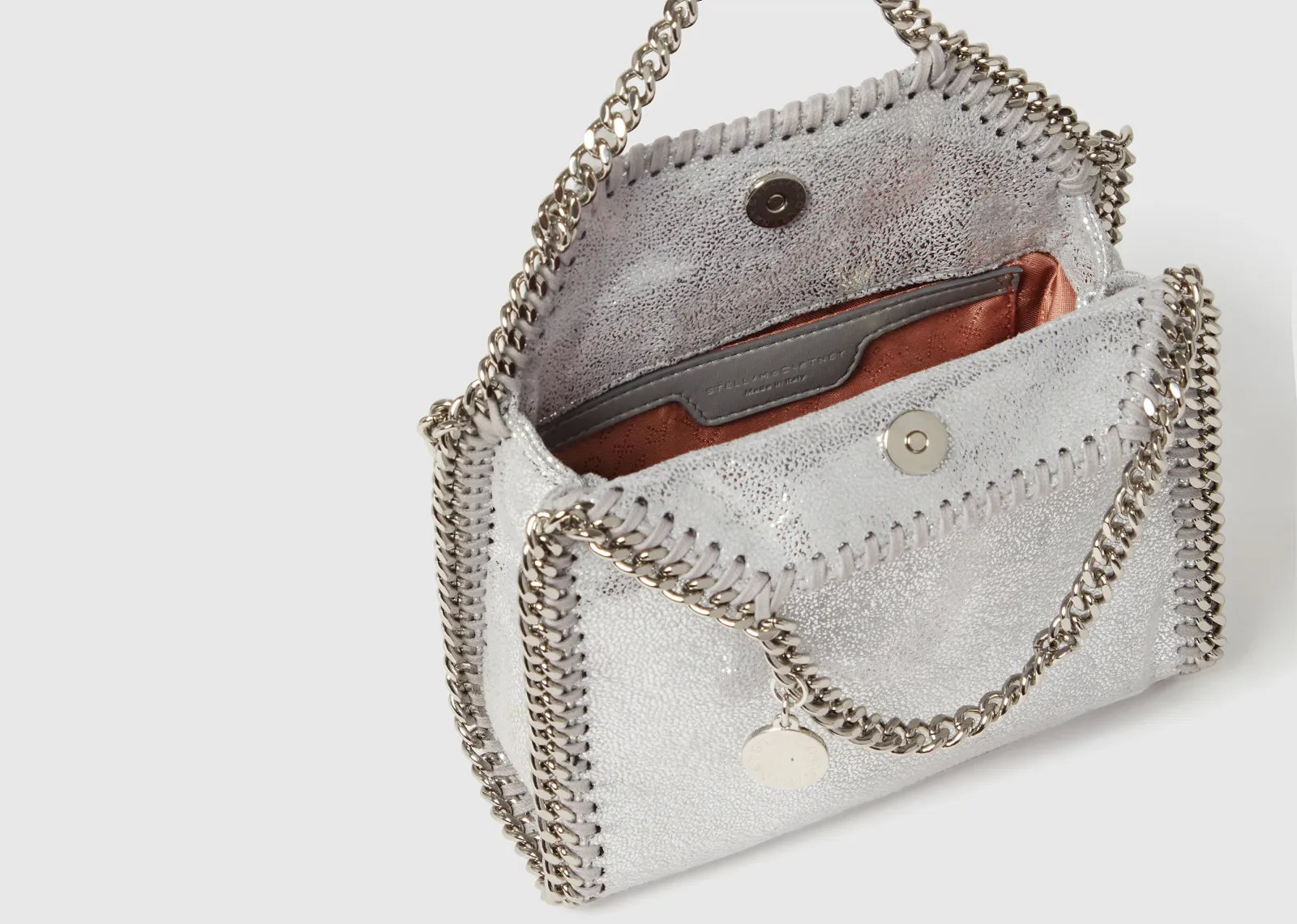 Falabella Tiny Tote Bag Silver