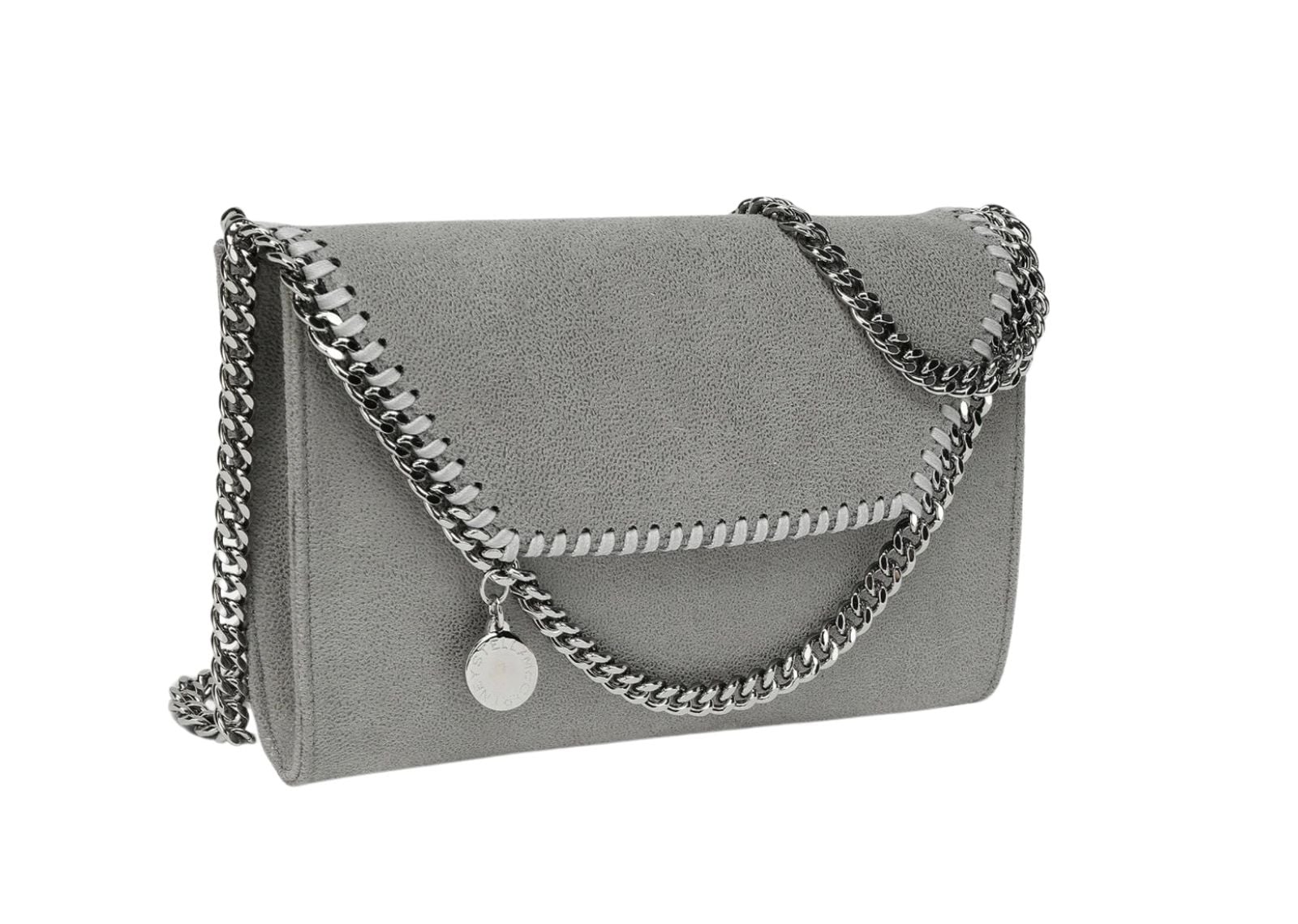 Falabella Wallet Crossbody Bag Grey