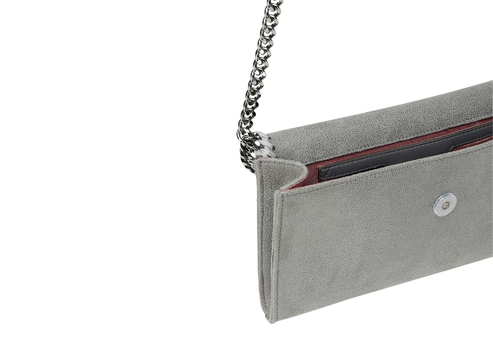 Falabella Wallet Crossbody Bag Grey