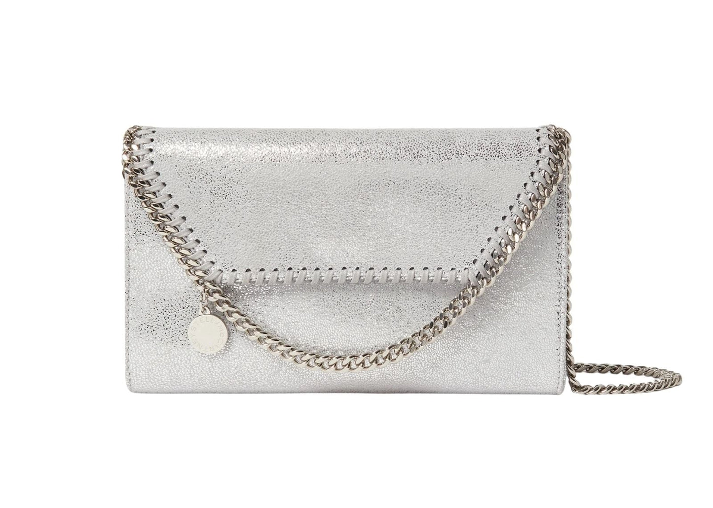 Falabella Wallet on Chain Silver