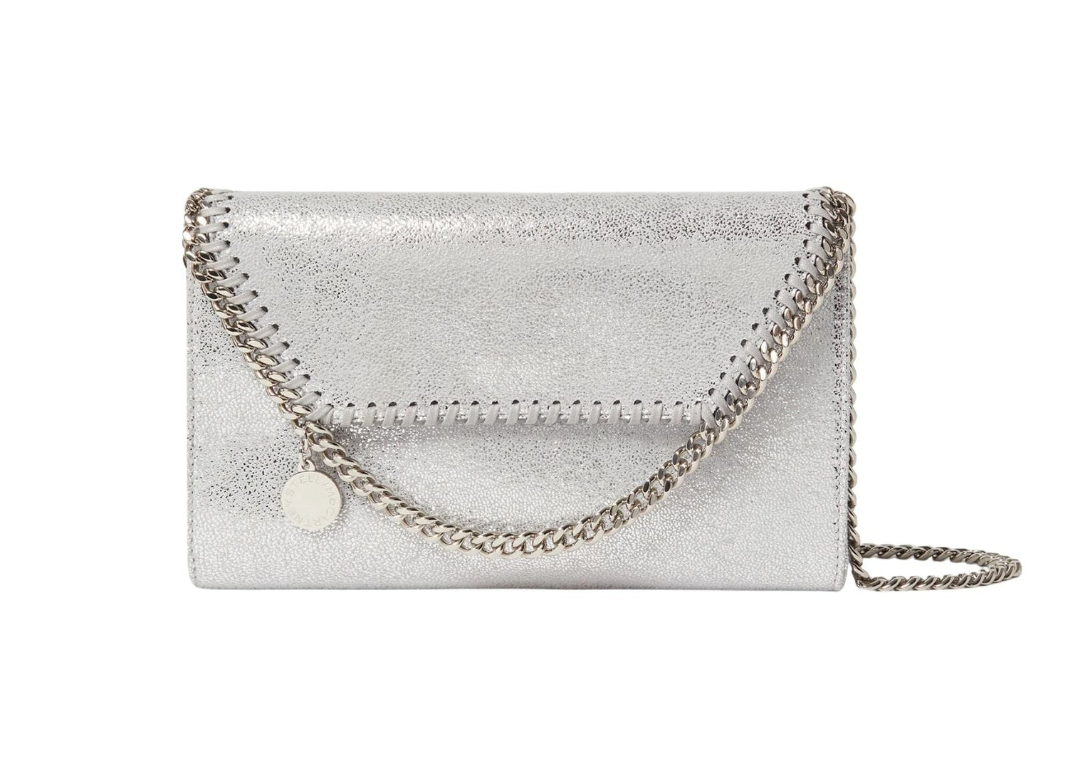 Falabella Wallet on Chain Silver
