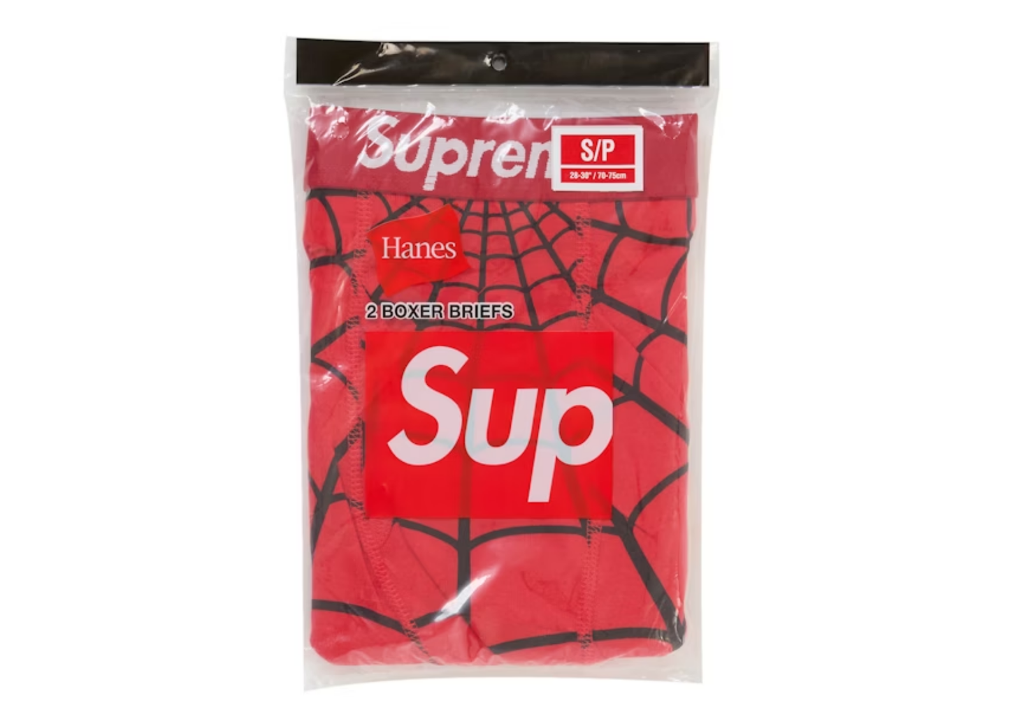 Hanes Spider-Man Boxer Briefs (2 Pack) Red