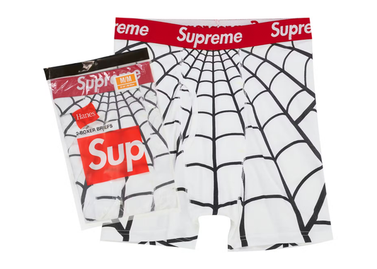 Hanes Spider-Man Boxer Briefs (2 Pack) White