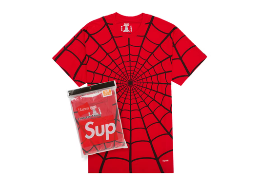 Hanes Spider-Man Tagless Tees (2 Pack) Red