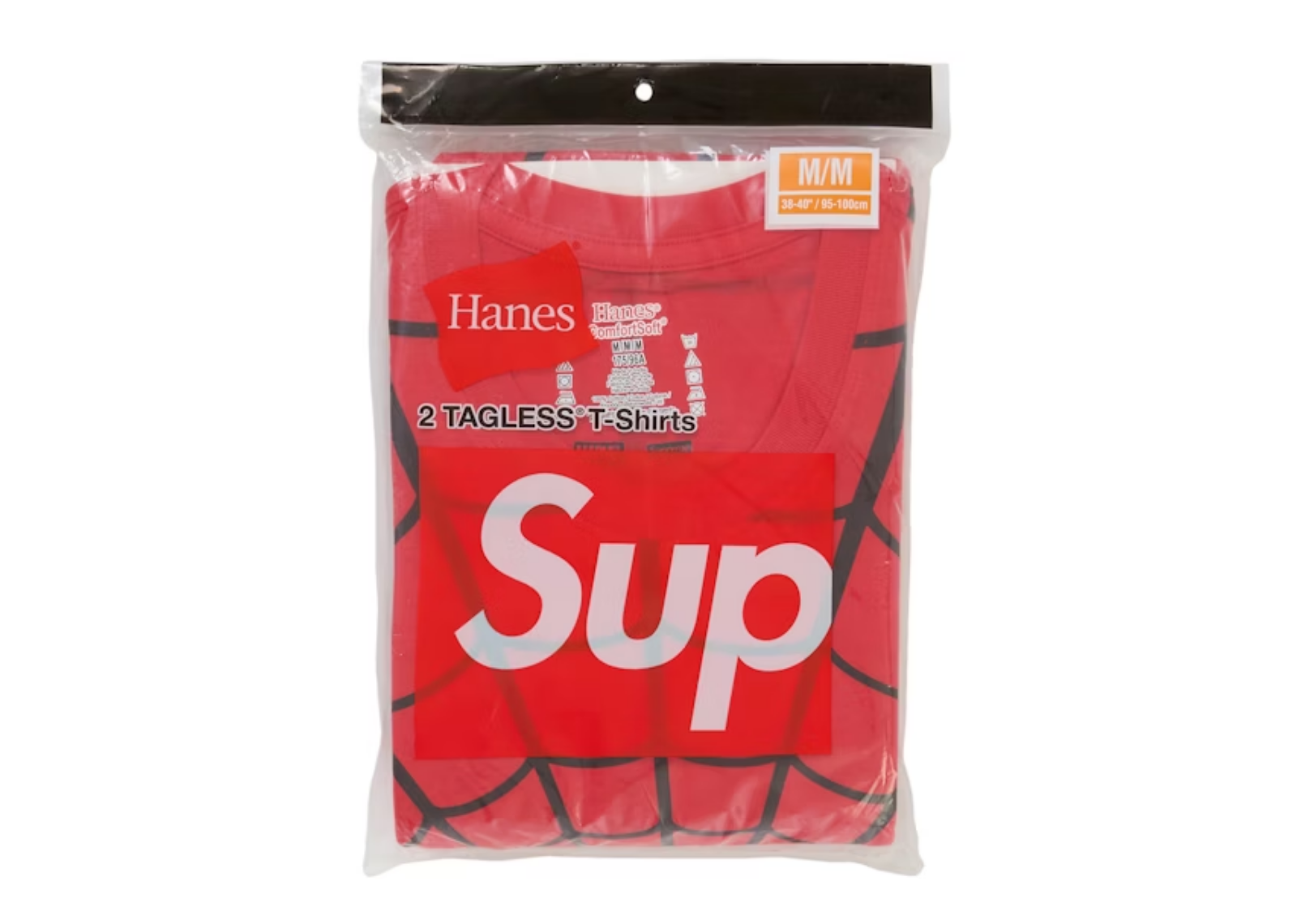 Hanes Spider-Man Tagless Tees (2 Pack) Red