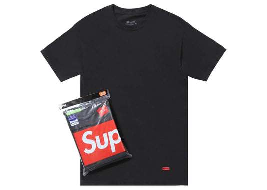 x Hanes Tagless Tees (3 Pack) Black