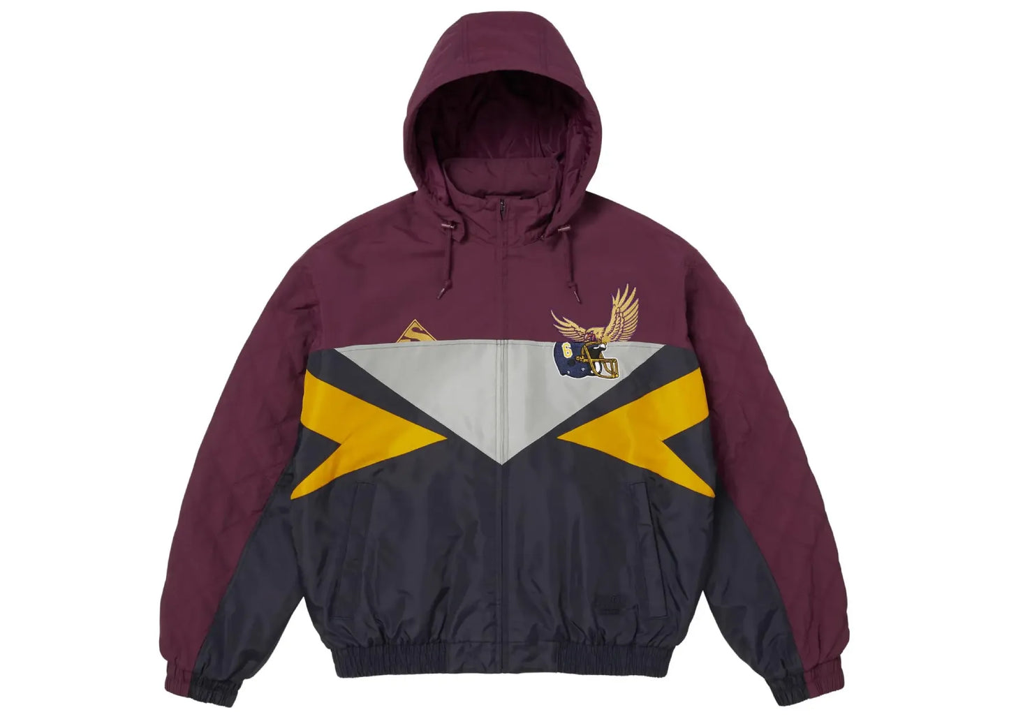 x MM6 Maison Margiela Split Stadium Jacket Navy