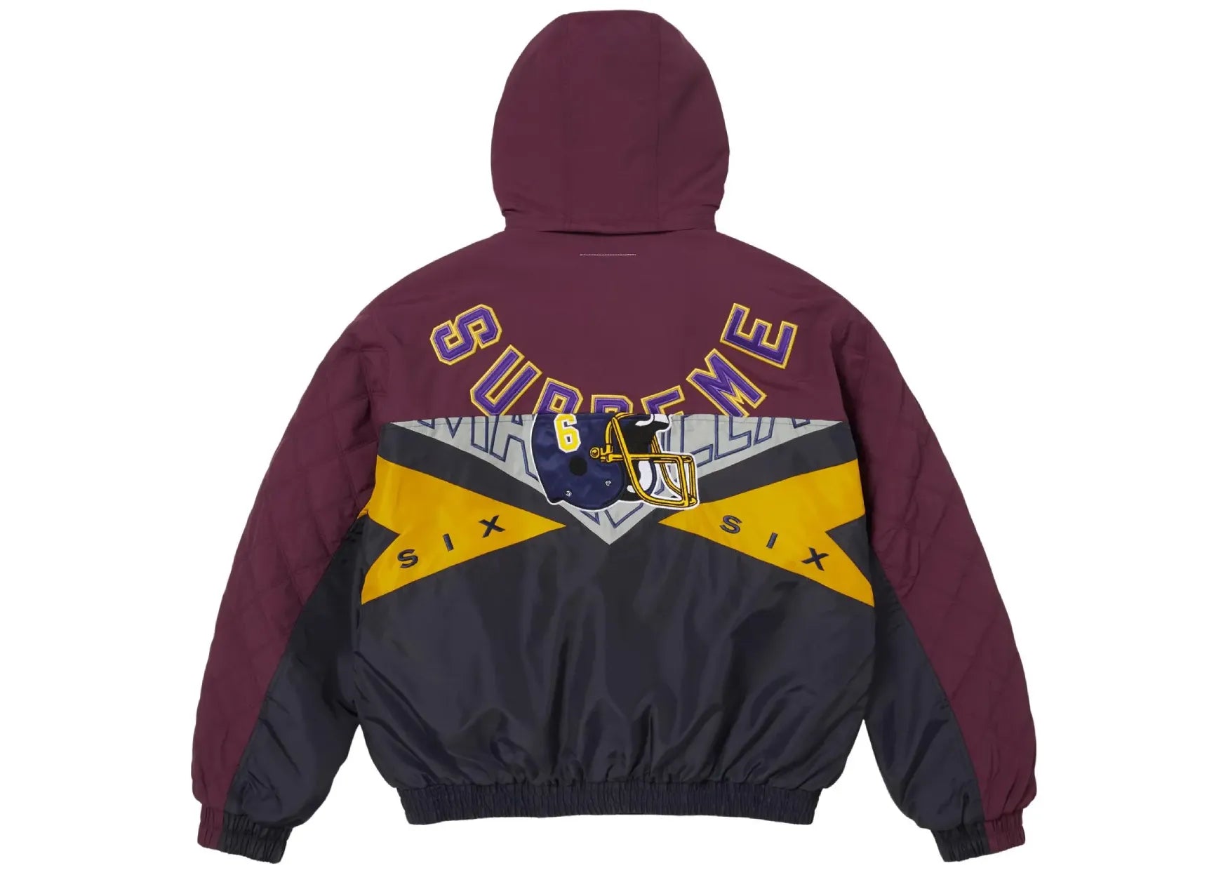 x MM6 Maison Margiela Split Stadium Jacket Navy