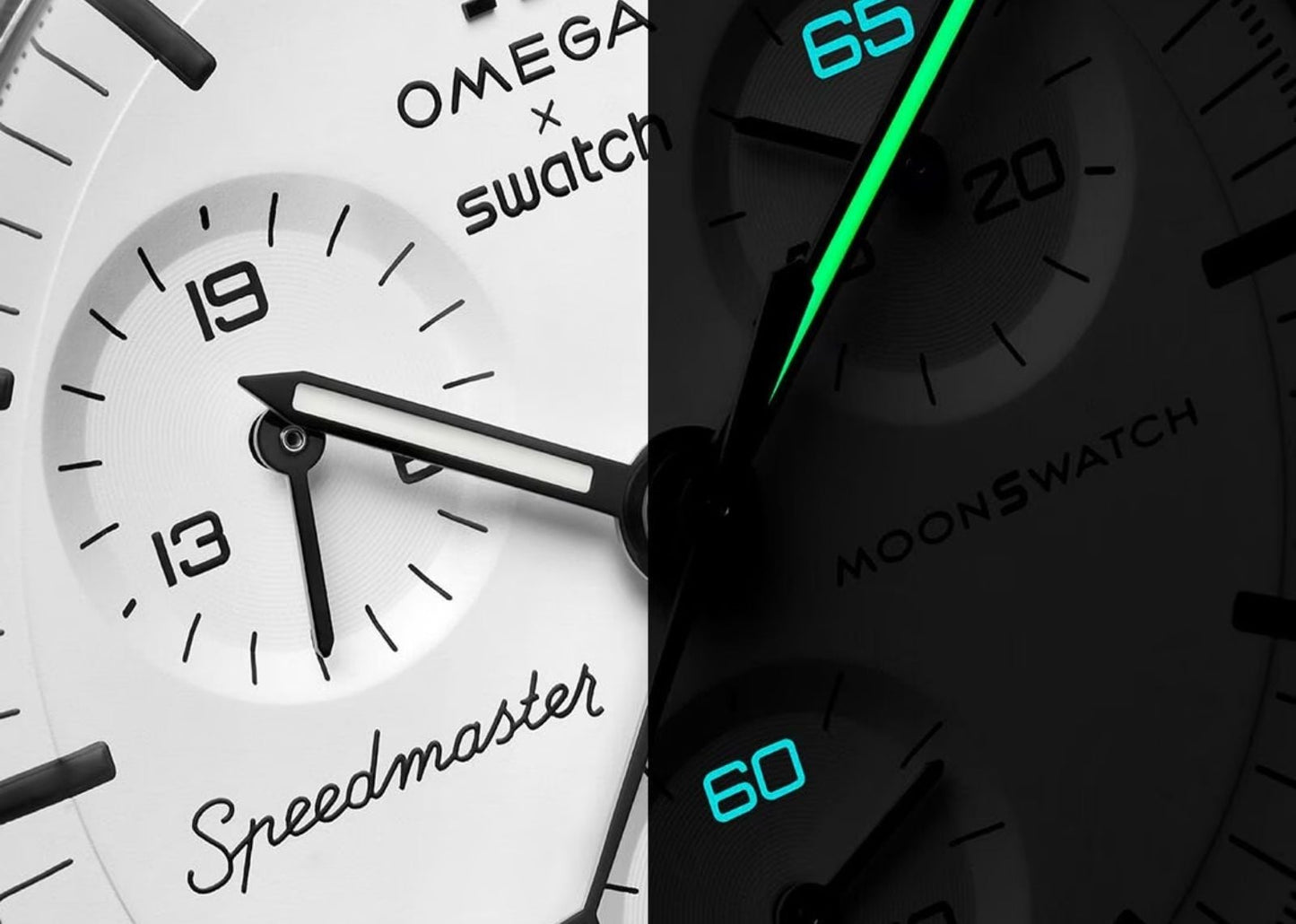 x Omega Bioceramic Moonswatch 1965