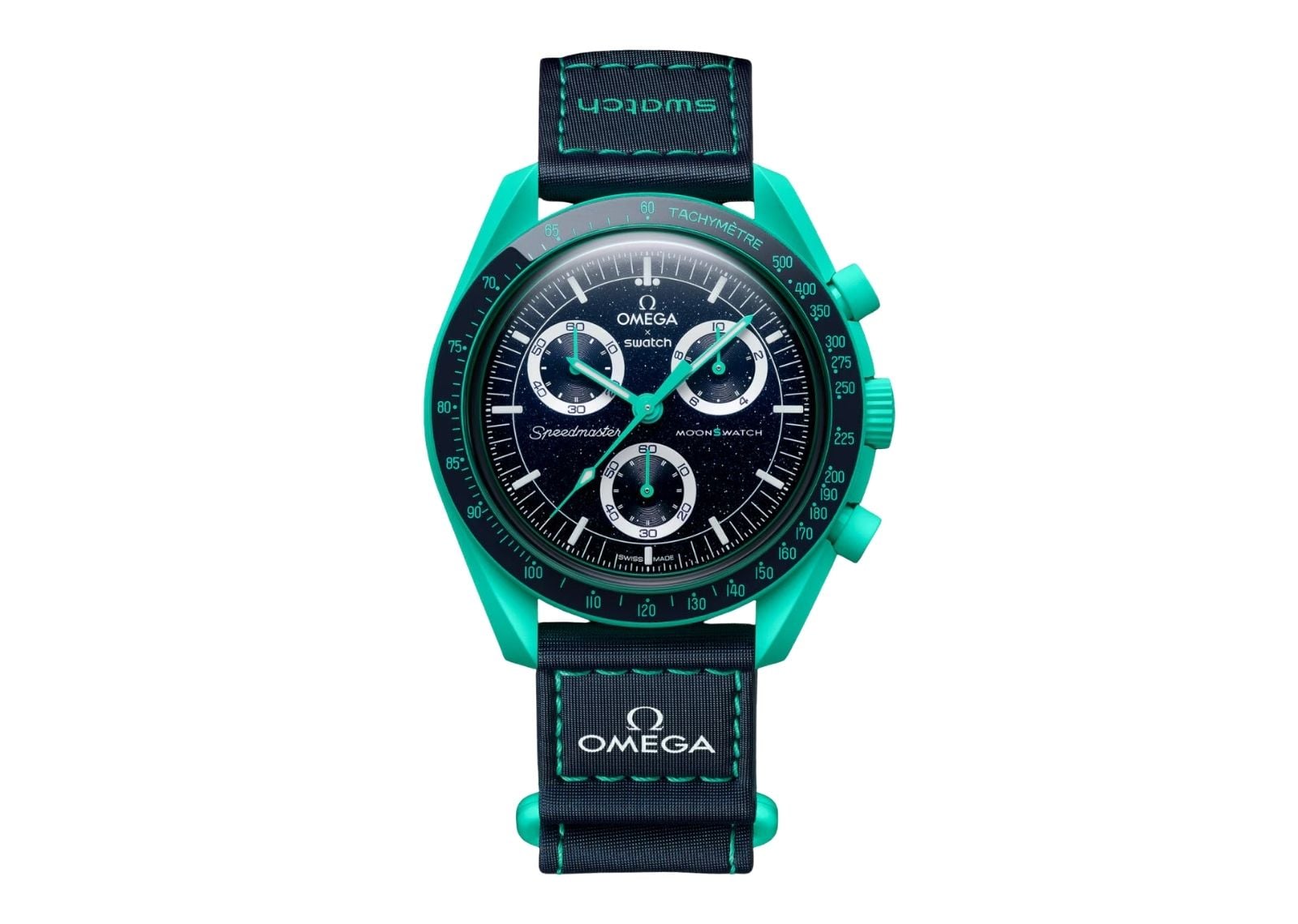 x Omega Bioceramic Moonswatch Mission On Earth Polar Lights