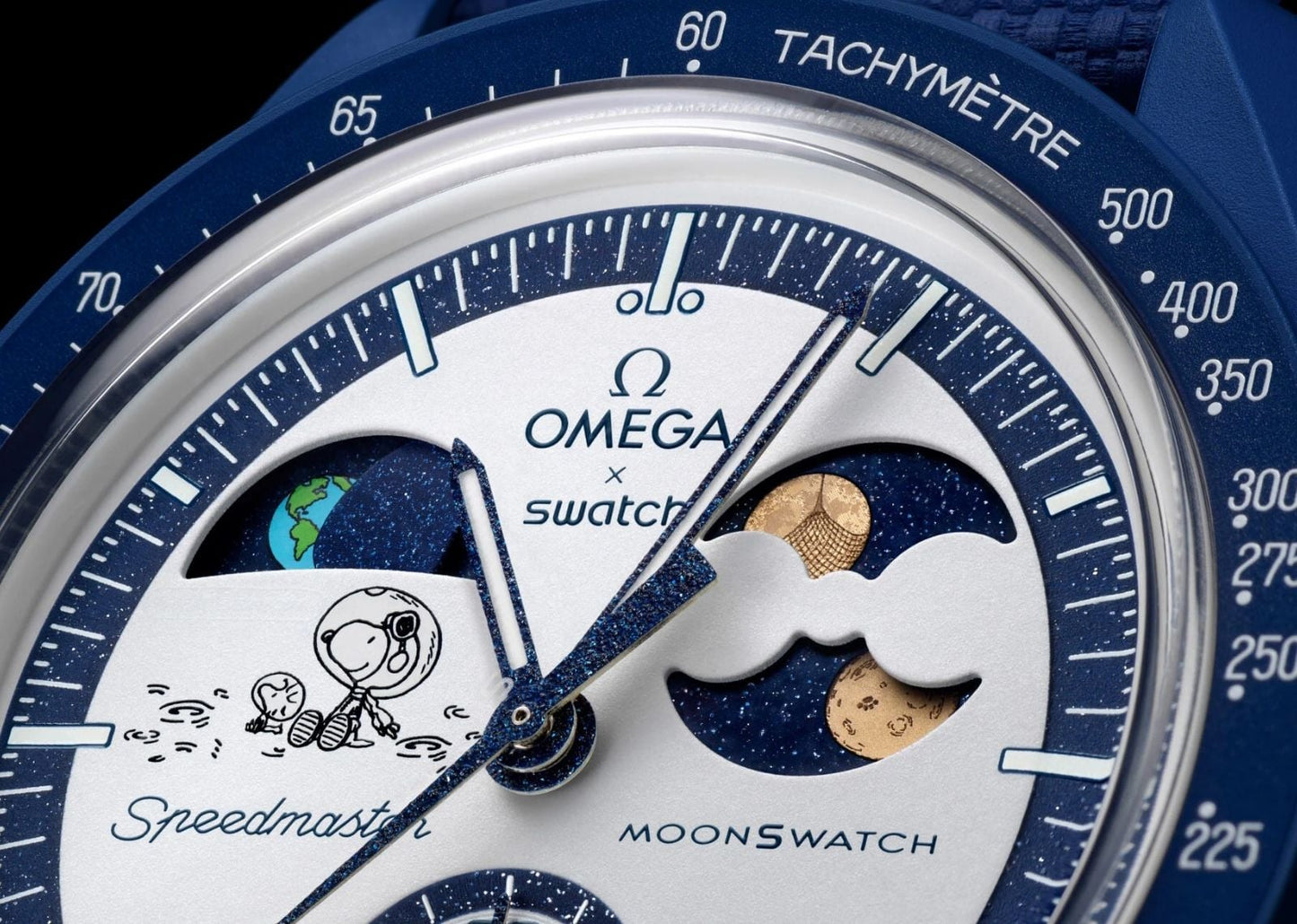 x Omega Bioceramic Moonswatch Mission To Earthphase Moonshine Gold Snoopy