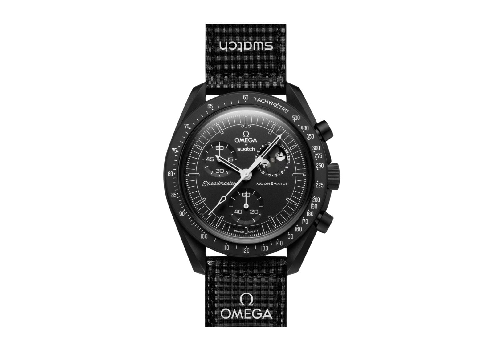 x Omega Bioceramic Moonswatch Mission To Moonphase New Moon