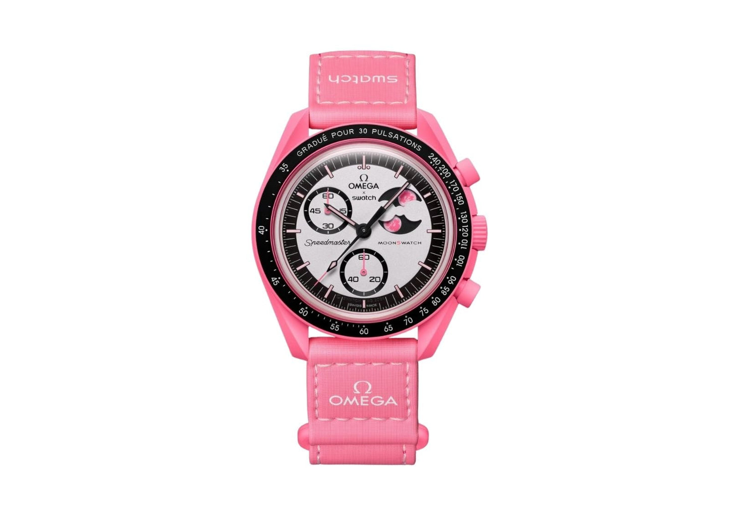 x Omega Bioceramic Moonswatch Mission to the Pink Moon