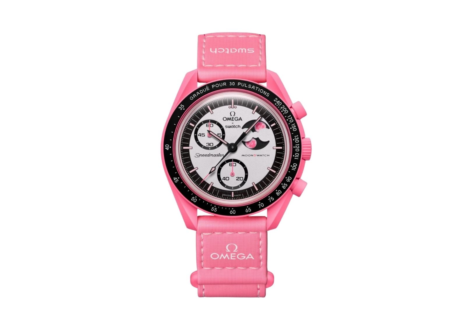 x Omega Bioceramic Moonswatch Mission to the Pink Moon