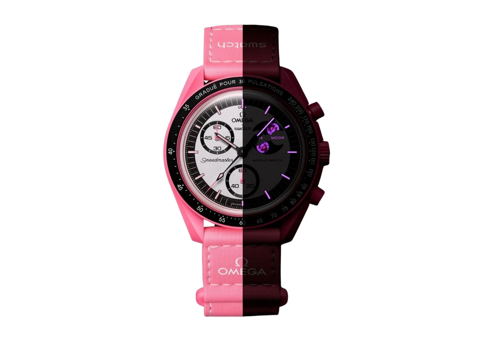 x Omega Bioceramic Moonswatch Mission to the Pink Moon