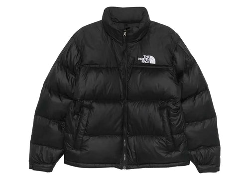 1996 Retro Nuptse 700 Dolgulu Katlanabilir Ceket Geri Dönüştürülmüş TNF Siyah