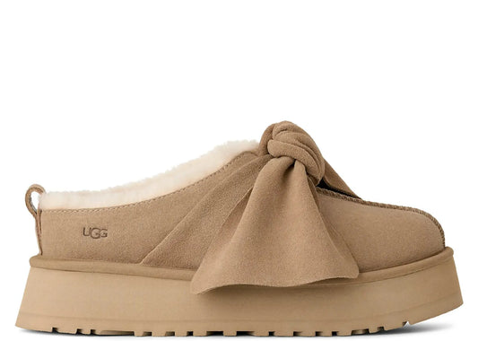 Platform Slip-On Bow Slipper Sand (W)