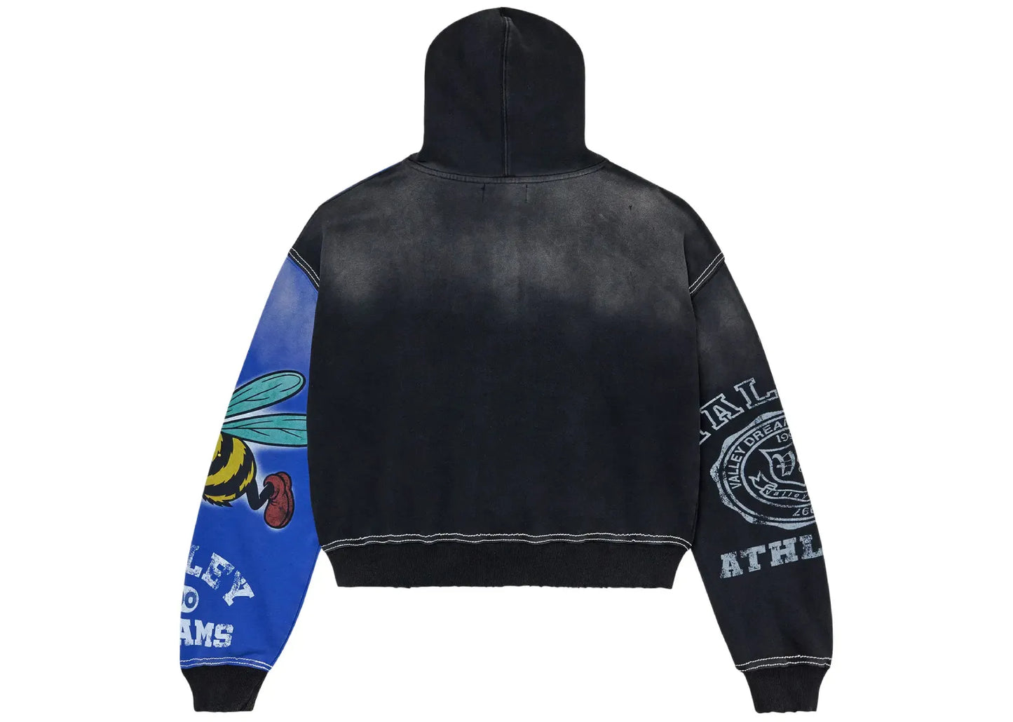 Bipolar Big Zip Up Black/Blue