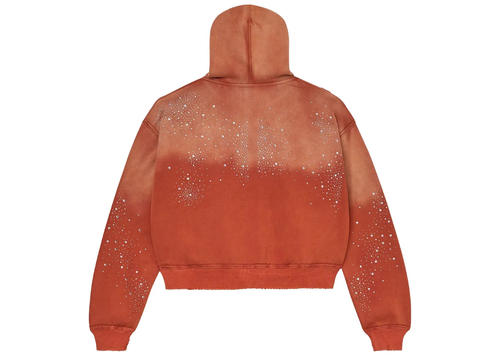 Classico Zip Up Hoodie Orange
