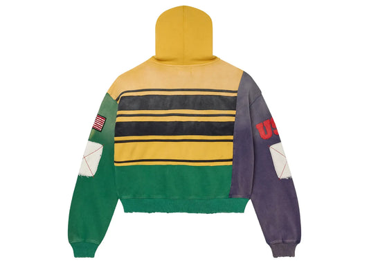 Collage Zip Up Mardi Gras