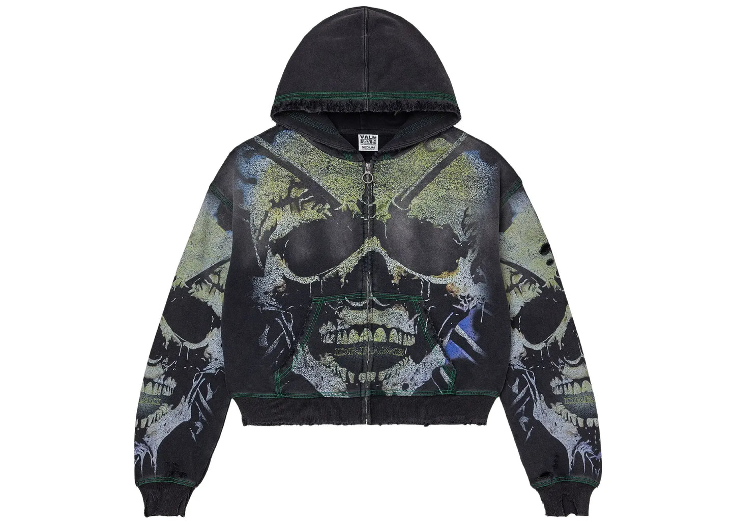 Gravedigger Zip Up Black