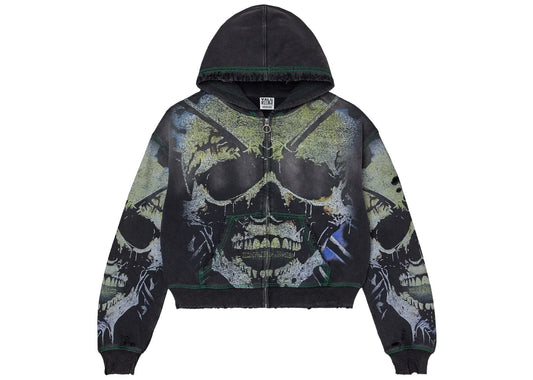 Gravedigger Zip Up Black