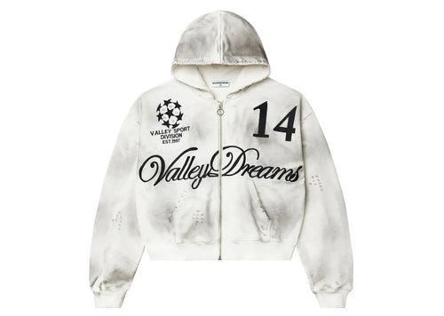 Oreo 14 Zip Up Hoodie Dest/Smoke