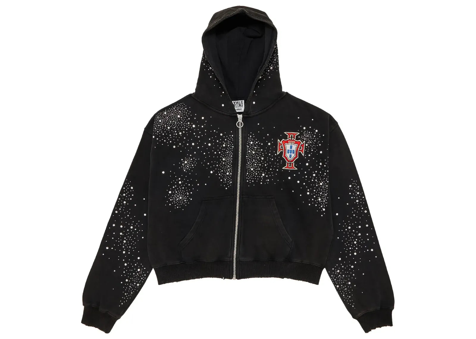 Pluto Custered Zip Up Black