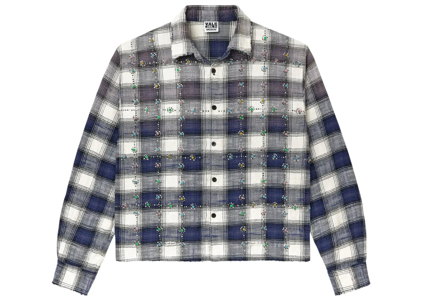 Sky Gems Flannel Navy