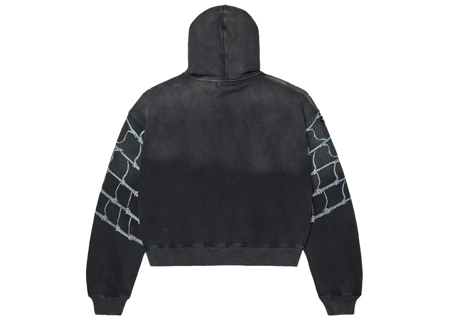 Widow Big Zip Up Hoodie Black